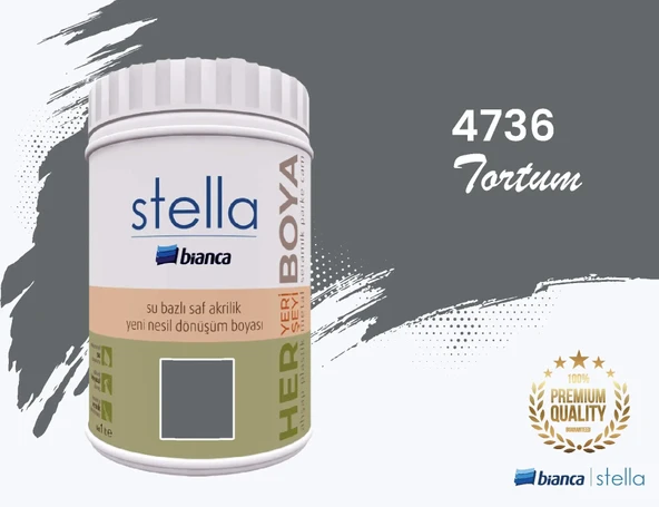 BİANCA STELLA SU BAZLI SAF AKRİLİK BOYA 1 LİTRE TORTUM ürün görseli 1