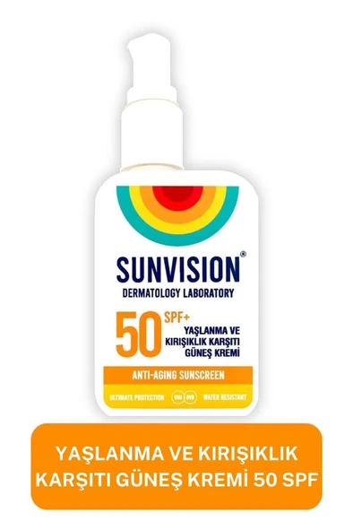 Sunvision YAŞLANMA VE KIRIŞIKLIK KARŞITI GÜNEŞ KREMİ 50ml ürün görseli 1