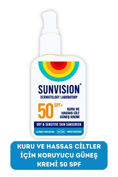 Sunvision KURU VE HASSAS CİLT GÜNEŞ KREMİ 50ml ürün görseli 1