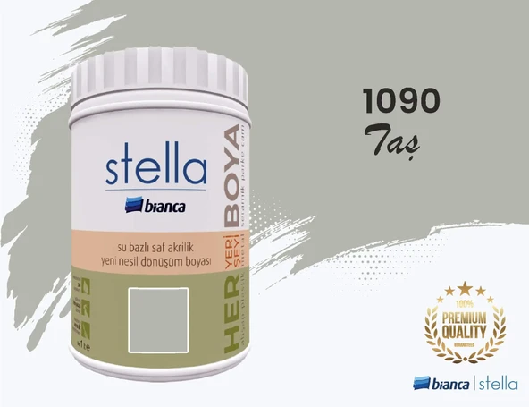 BİANCA STELLA SU BAZLI SAF AKRİLİK BOYA 1 LİTRE TAŞ ürün görseli 1