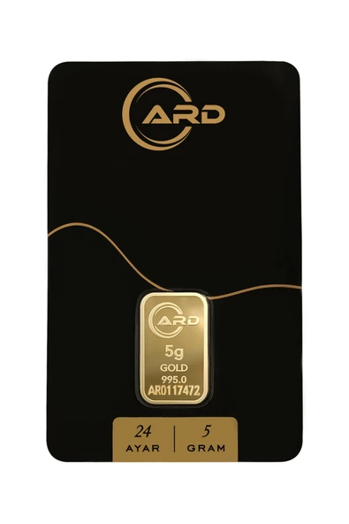 Harem Altın 5 gr 24 Ayar ARD Gram Külçe Altın ürün görseli 1