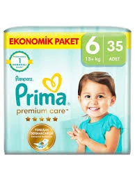 Prima Premium Care 6 Numara Extra Large 35'li Bebek Bezi ürün görseli 1