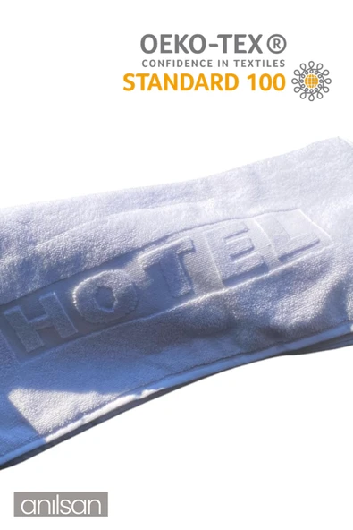 2'li Beyaz Hotel Logo El Havlusu - 50x90 Cm, 225 Gr, %100 Pamuk, Spa Ve Otel Havlusu ürün görseli 1