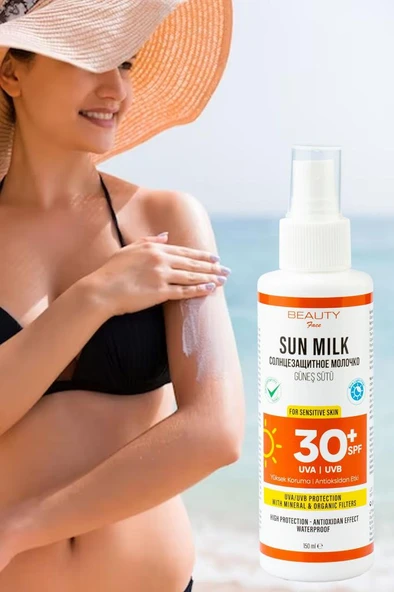 Beauty Face 30 SPF Güneş Sütü – 150 ml - Resim 4