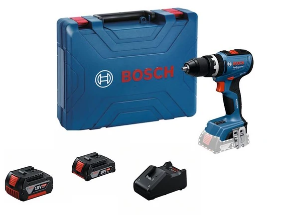 Bosch GSB 18V-65 1x5.0+1x2.0Ah Çift Akülü ürün görseli 1
