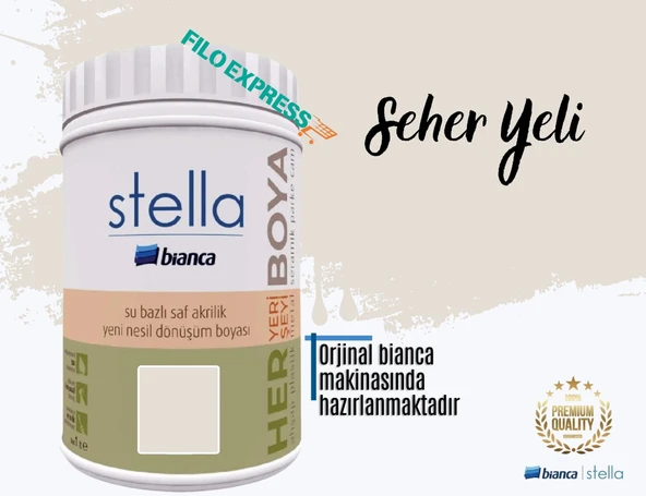 BİANCA STELLA SU BAZLI SAF AKRİLİK BOYA 1 LİTRE SEHER YELİ ürün görseli 1