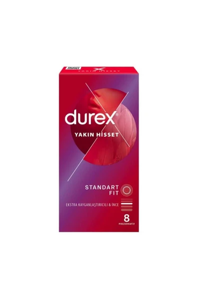 Durex Yakın Hisset Standart Fit 8'li ürün görseli 1