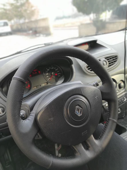 Clio 3 Araca Özel Direksiyon Kılıfı - Resim 2
