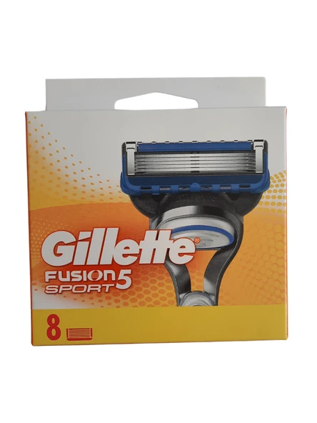 Gillette Fusion 5 Sport 8'li Yedek Tıraş Bıçağı ürün görseli 1