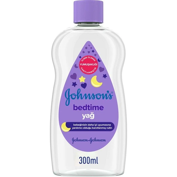 Johnsons Baby Bebek Yağı 300ML Bedtime (Uyku Rutini) ürün görseli 1