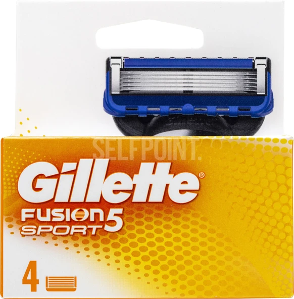 Gillette Fusion 5 Sport 4'lü Yedek Tıraş Bıçağı ürün görseli 1