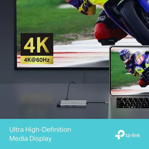 TP-LINK UH6120C USB Type-C 6-Port Hub - Resim 7