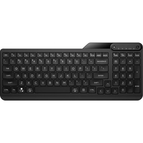 HP 475 7N7B9AA Kablosuz Türkçe Q Klavye Siyah ürün görseli 1