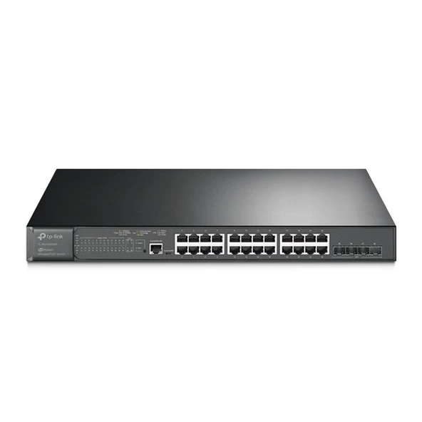 TP-LINK 24port TL-SG3428XMP GIGABIT 4-10GBE 384W YÖNETİLEBİLİR POE SWITCH ürün görseli 1