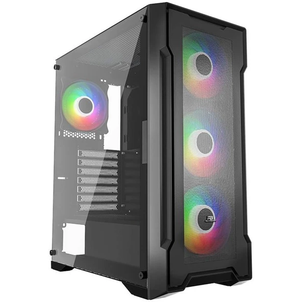 POWERBOOST 650W 80+ BRONZE PB-PS6849B Gaming Mid-Tower PC Kasası ürün görseli 1