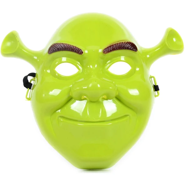 Yeşil Shrek Maskesi 21x25 Cm ürün görseli 1