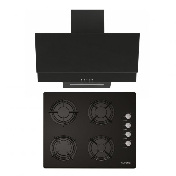 Alveus Star Siyah 2Li Ankastre Set (Gls 640 - F17) ürün görseli 1