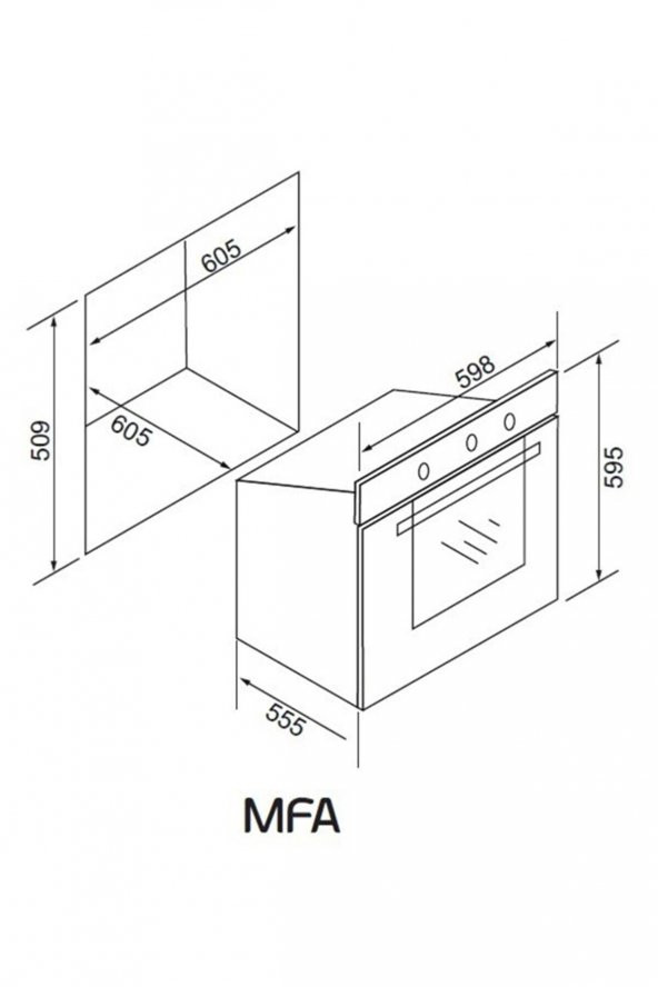ALVEUS ŞELALE SİYAH 2Lİ ANKASTRE SET (MFA 604 - MOD 3000) - Resim 5