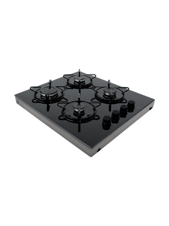 Alveus Segls 640 Siyah Cam Set Üstü Ocak ürün görseli 1