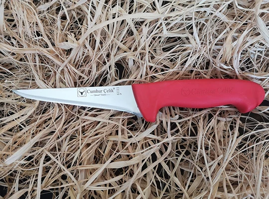 Sürmene Cumhur Çelik 61111 Kasap Sıyırma Bıçağı, 12,5 cm, Kaymaz Sap ürün görseli 1