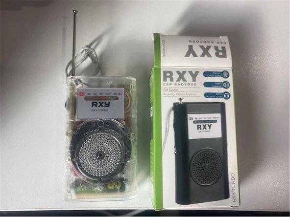 Rxy Fm Ceb Radyosu (Dahili Hoparlör-Stero Kulaklık Çıkışı-Yüksek Çekim Gücü) ürün görseli 1