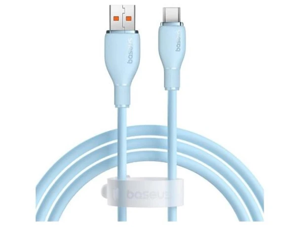 Baseus Pudding USB to C 100W Kablo 1.2m Mavi (P10355703311-00) ürün görseli 1
