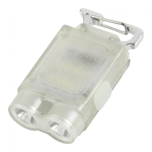 V15 EDC El Feneri 1200LM Anahtarlık Işık Tip-C Şarj Edilebilir Taşınabilir Mini Torch Mıknatıs Klips Ile Kamp Cep Fener ürün görseli 1