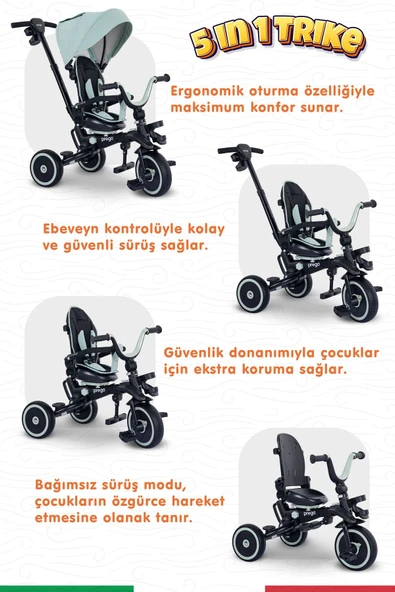 PTTAVM: PREGO Happy Dino Plus 360 Dönebilen Koltuklu Tamamen