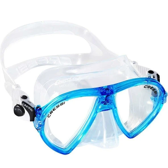 Cressi Ocean Yetişkin Dalış Maskesi Şeffaf-Siyah - Resim 4