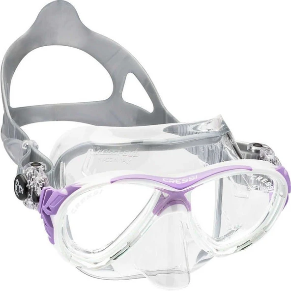 Cressi Eyes Evolution Crystal Yetişkin Dalış Maskesi Pembe - Resim 4