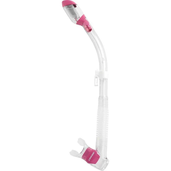 Cressi Supernova Dry Yetişkin Şnorkel CLEAR-PINK ürün görseli 1