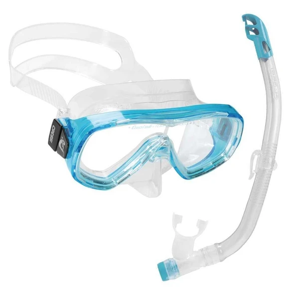 Cressi Junior Ondina-Top Çocuk Maske Şnorkel Seti Açık Mavi ürün görseli 1