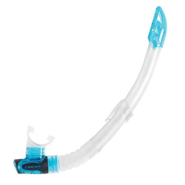 Cressi Gamma Yetişkin Şnorkel CLEAR-BLUE-BLACK ürün görseli 1