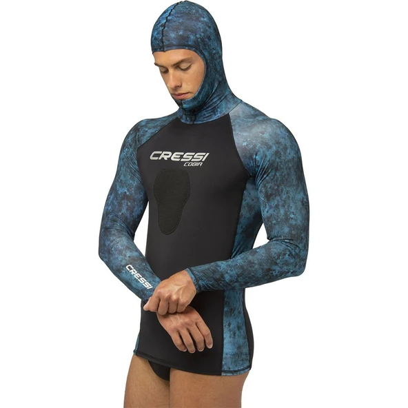 Cressi Cobia Mavi Kamuflaj Rashguard Tişört 2XLarge ürün görseli 1