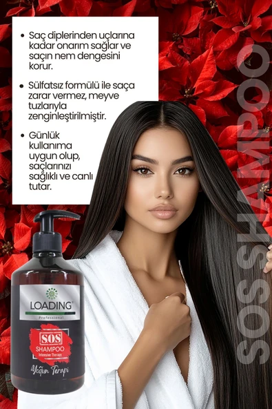 Loading Professional Sos Şampuan Yoğun Terapi 500ml - Resim 3