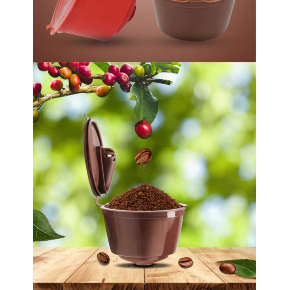 2 Adet Doldurulabilir Dolce Gusto Kahve Kapsülü ( Yıkayıp Tekrar Kullanabilirsiniz.) ürün görseli 1
