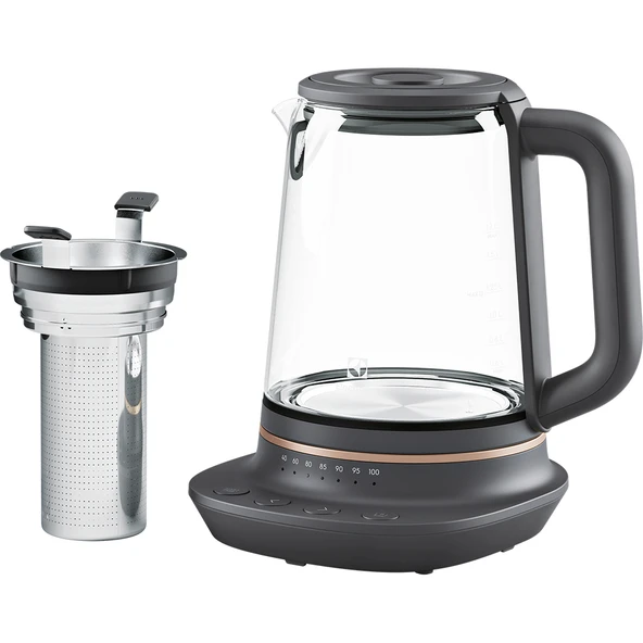 Electrolux Explore 7 E7GK1-8BP 2000 W 1,7 L Demlik Kutulu Cam Su Isıtıcısı ürün görseli 1
