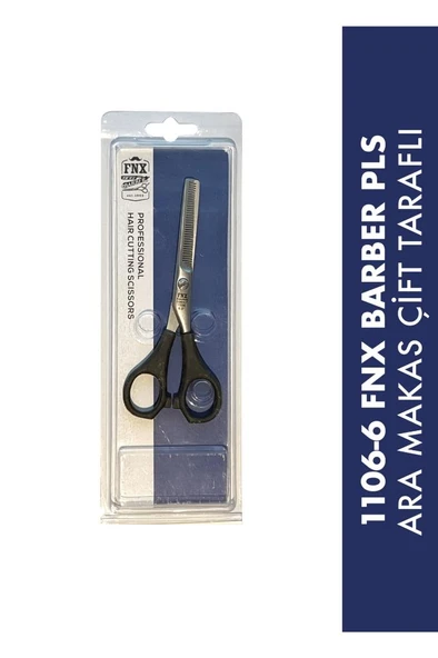 FNX Barber 6 İnç Çift Taraflı Ara Makas Plastik Sap 1106 ürün görseli 1