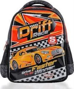 MUGGLE MU-9499 DRIFT CAR SIYAH ANAOKULU CANTASI ürün görseli 1