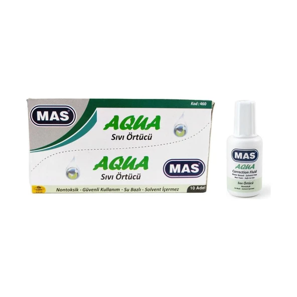 Mas 460 Su Bazlı Sıvı Örtücü 20 Ml - 10 Adet ürün görseli 1