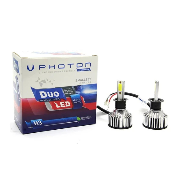 Photon Duo Serisi H3 Led Xenon Headlight ürün görseli 1