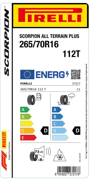 Pirelli 265/70 R16 112T Scorpıon All Terraın Plus 4 Mevsim Lastiği - 2023 ürün görseli 1