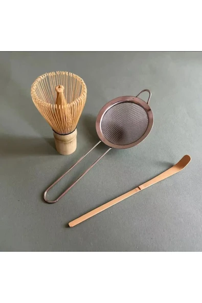 Bambu Matcha Whisk Karıştırıcı 4 'lü Set ürün görseli 1