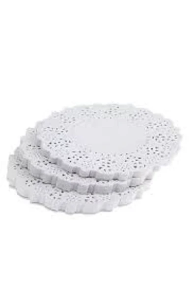 Dantel Desenli Kağıt 11,4 Cm Bardak Altlığı 50 Adet ürün görseli 1