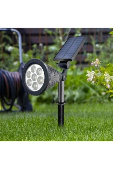 Ct-7310 7w Ledli Solar Kazıklı Bahçe/çim Armatürü - Yeşil ürün görseli 1