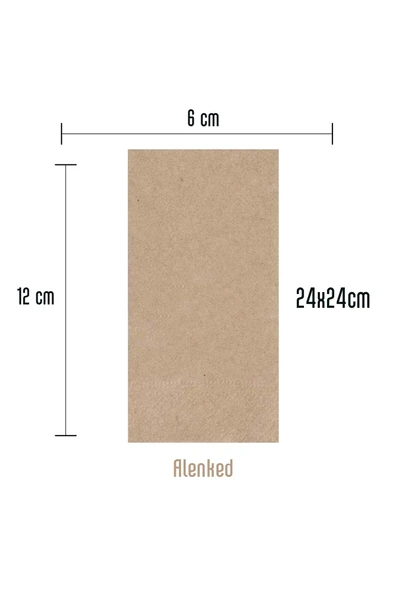Garson Katlama Peçete 24x24 Cm -100 Adet - Resim 3