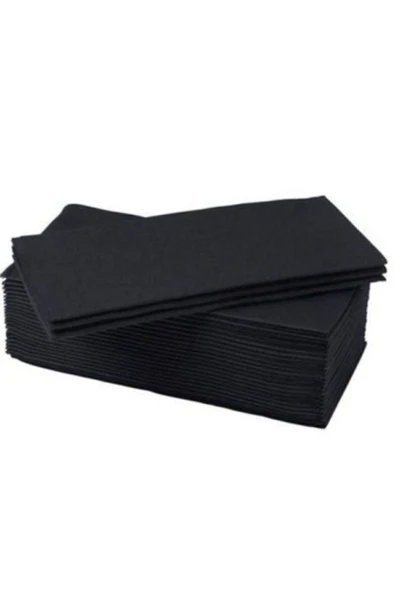 Garson Katlama Siyah Peçete 33x33 Cm -100 Adet ürün görseli 1