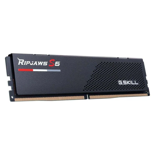 GSKILL Ripjaws S5 Siyah DDR5-5200Mhz CL40 24GB 1x24GB Single 40-40-40-83 1.10V ürün görseli 1