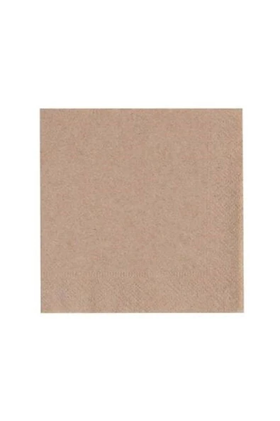 Organik Kraft Kare 24x24 cm Peçete -100 Adet ürün görseli 1