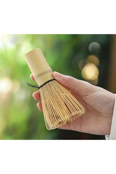 Matcha Bambu Matcha Çayı Karıştırıcı Fırça Bamboo Whisk Köpürtücü ürün görseli 1